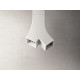 ELICA Campana isla  YE WH/A/66. PRF0098375B . Ancho 70 cm, Blanco, Clase C